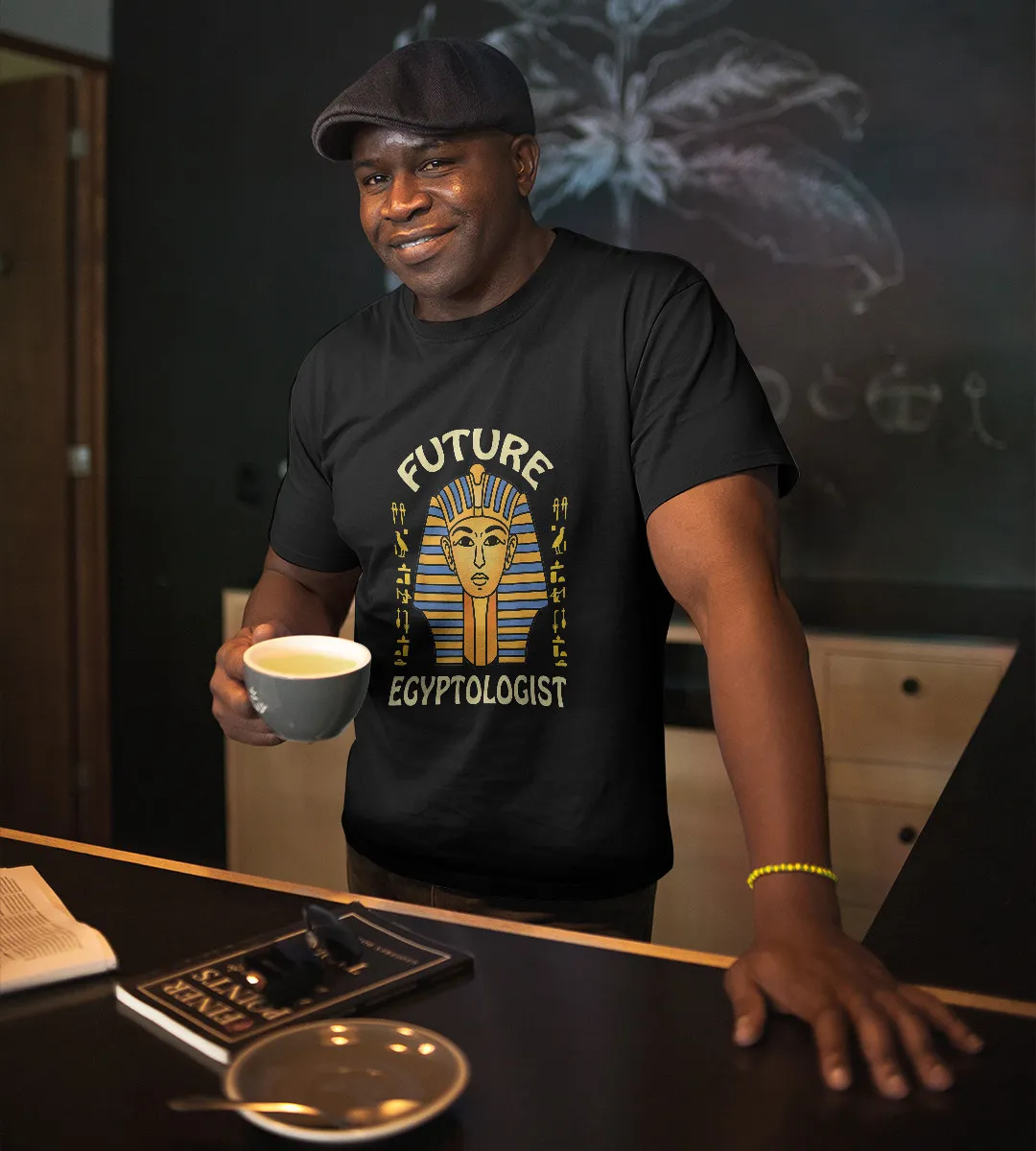 1sttheworld T-Shirt - Future Egyptologist Ancient T-Shirt Black A35