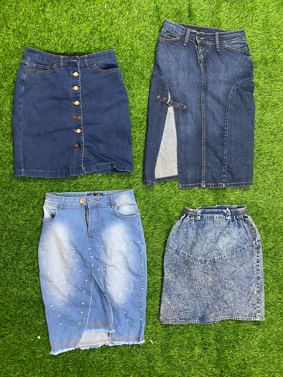 50 pcs of Grade A Denim Skirts