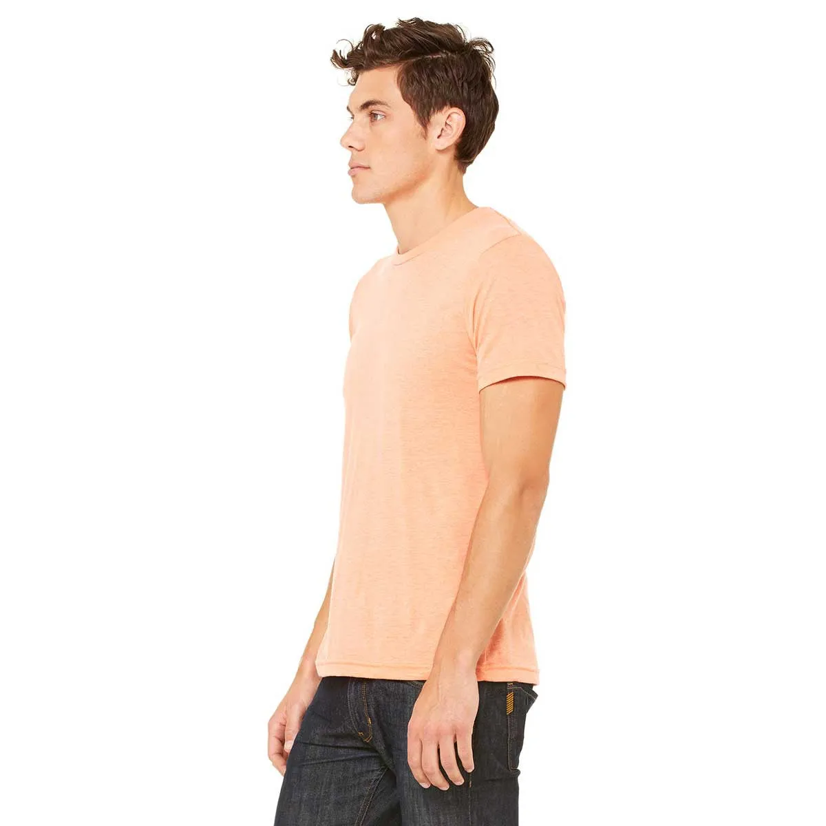 Bella   Canvas Unisex Orange Triblend Short-Sleeve T-Shirt