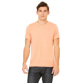 Bella   Canvas Unisex Orange Triblend Short-Sleeve T-Shirt