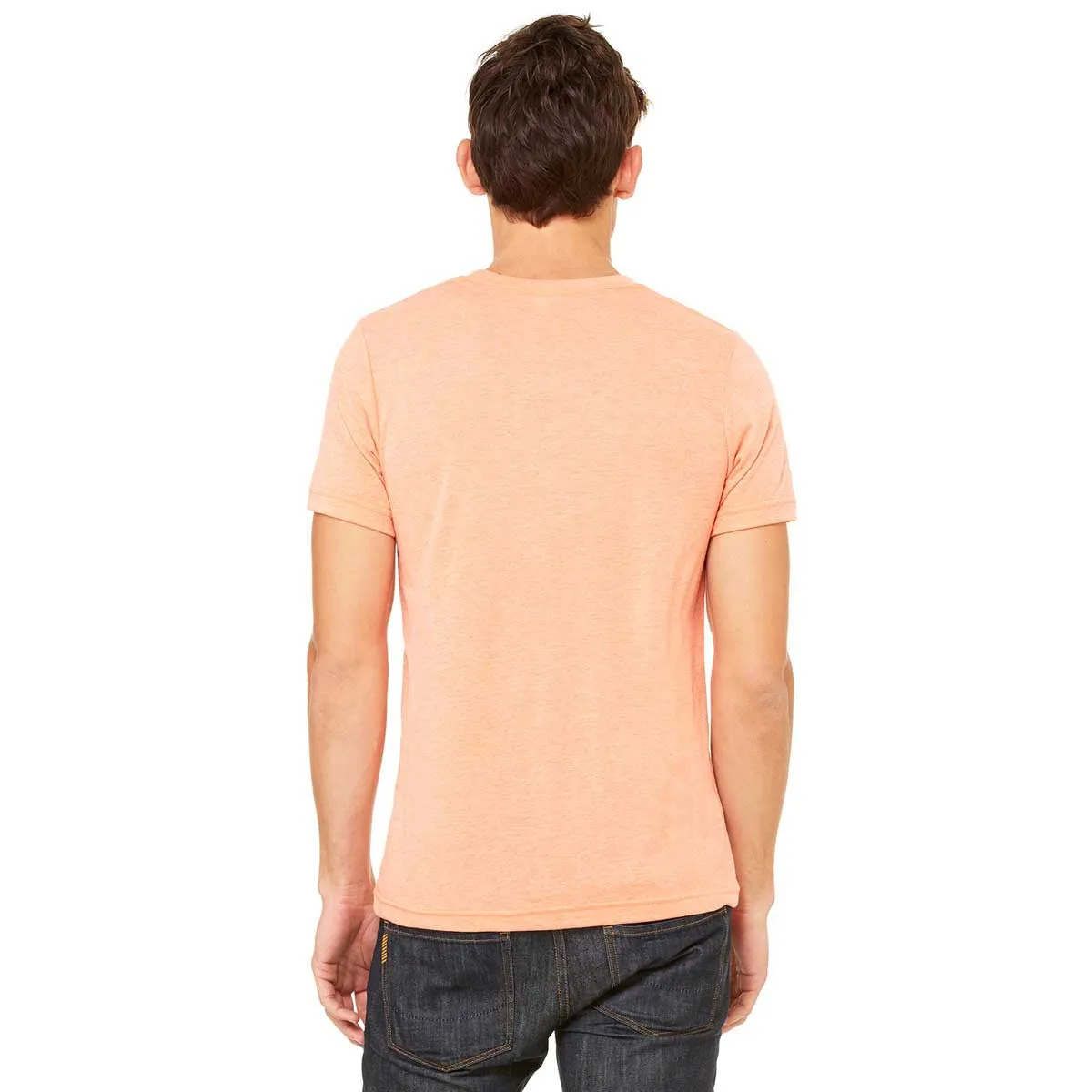 Bella   Canvas Unisex Orange Triblend Short-Sleeve T-Shirt