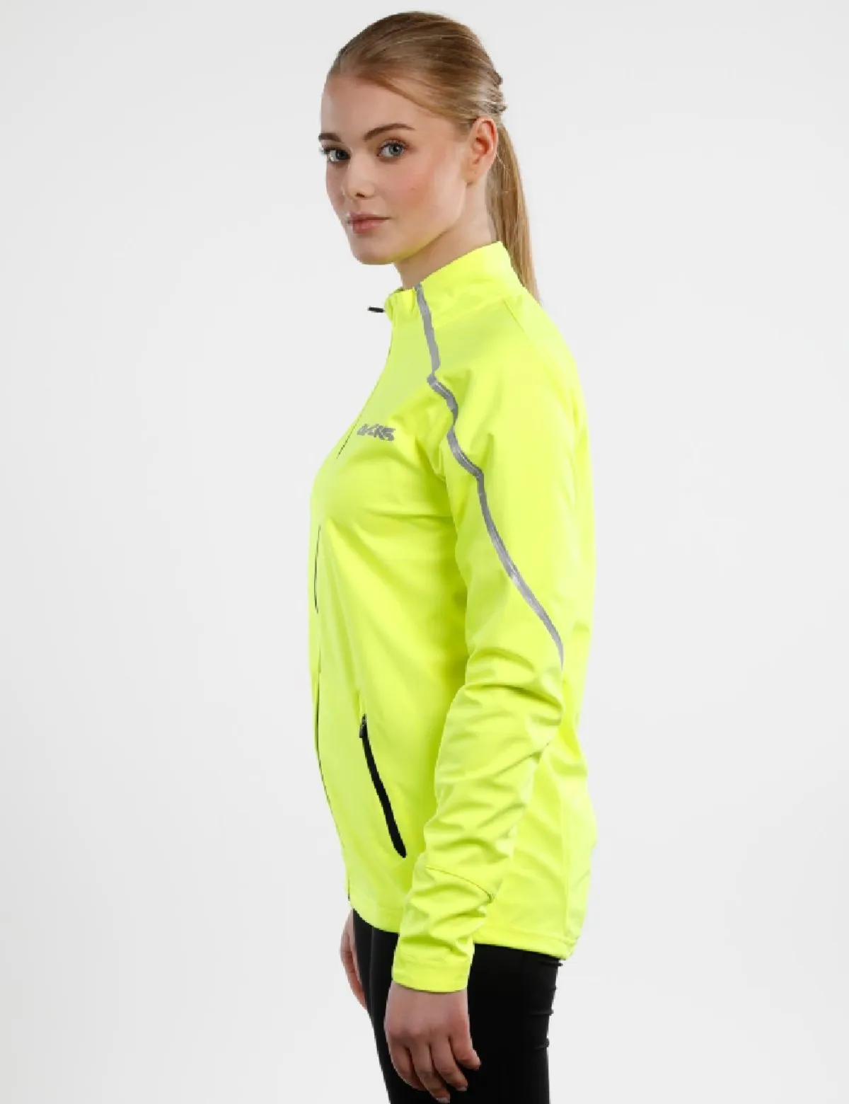 Damen Thermo Fahrradjacke - Laufjacke Air Tech Neon