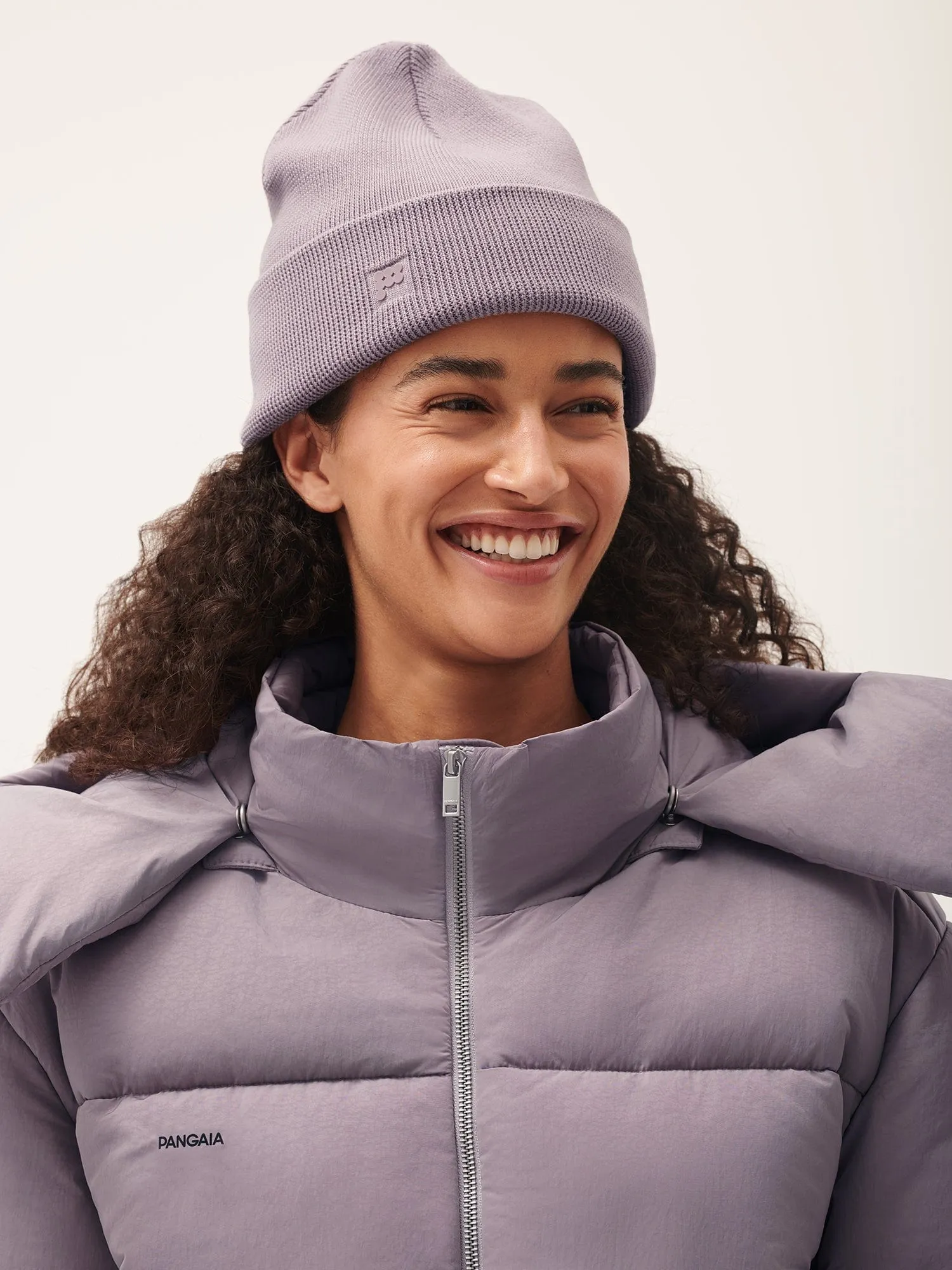 DNA Regenerative Merino Wool Beanie—raisin purple