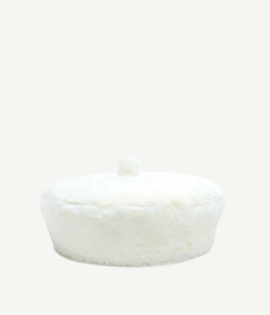 Faux-Fur Beret