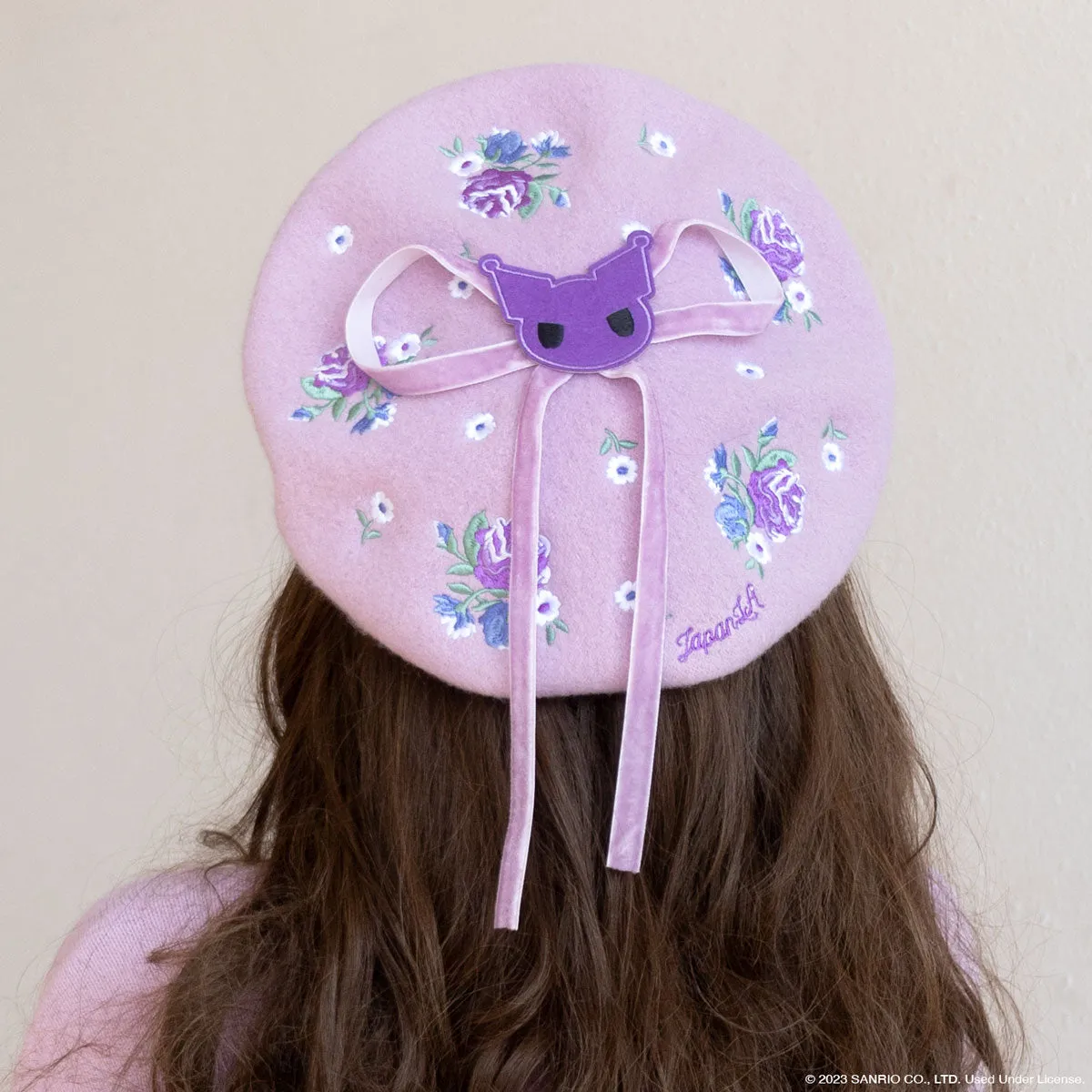 Kuromi JapanLA Floral Beret