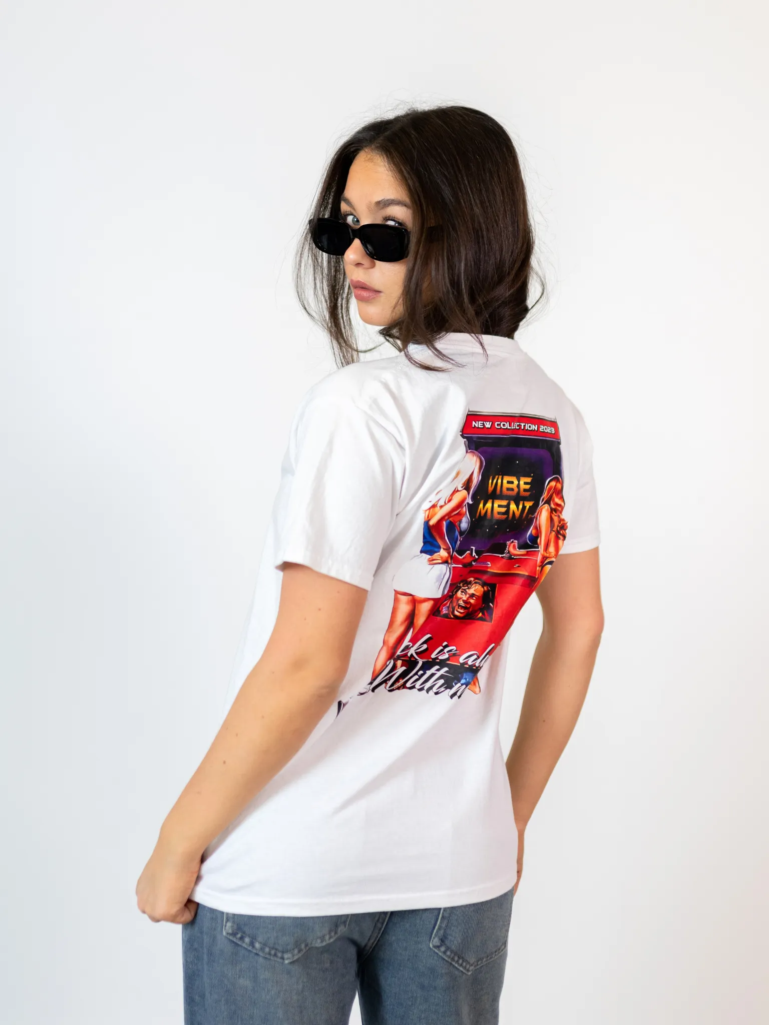 LYCKA T-SHIRT - VIT