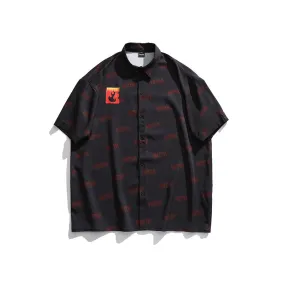 Men's T-Shirt Summer Men's Case Printed Shirt Casual Short Sleeve