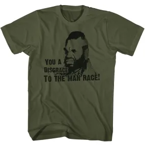 Mr. T Disgrace Men's T-Shirt
