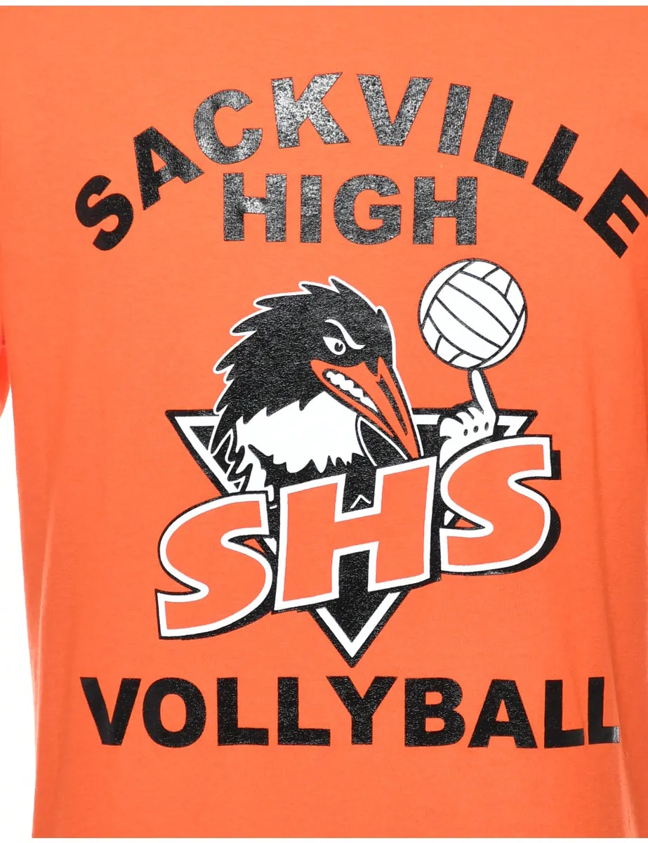 Sackville High Vollyball Printed T-shirt - M