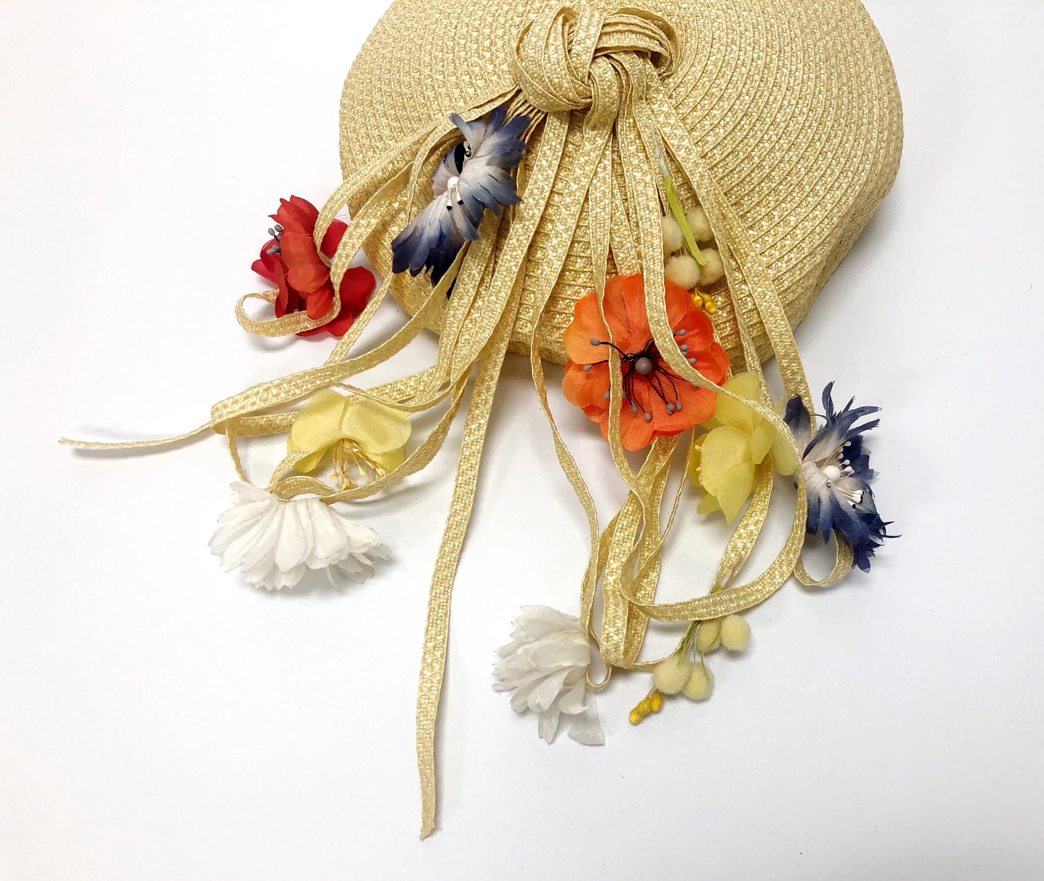 Yves Saint Laurent Vintage Floral Beret