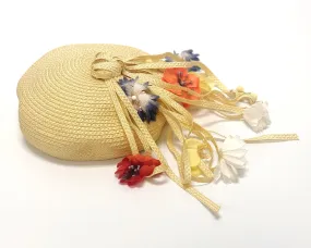 Yves Saint Laurent Vintage Floral Beret