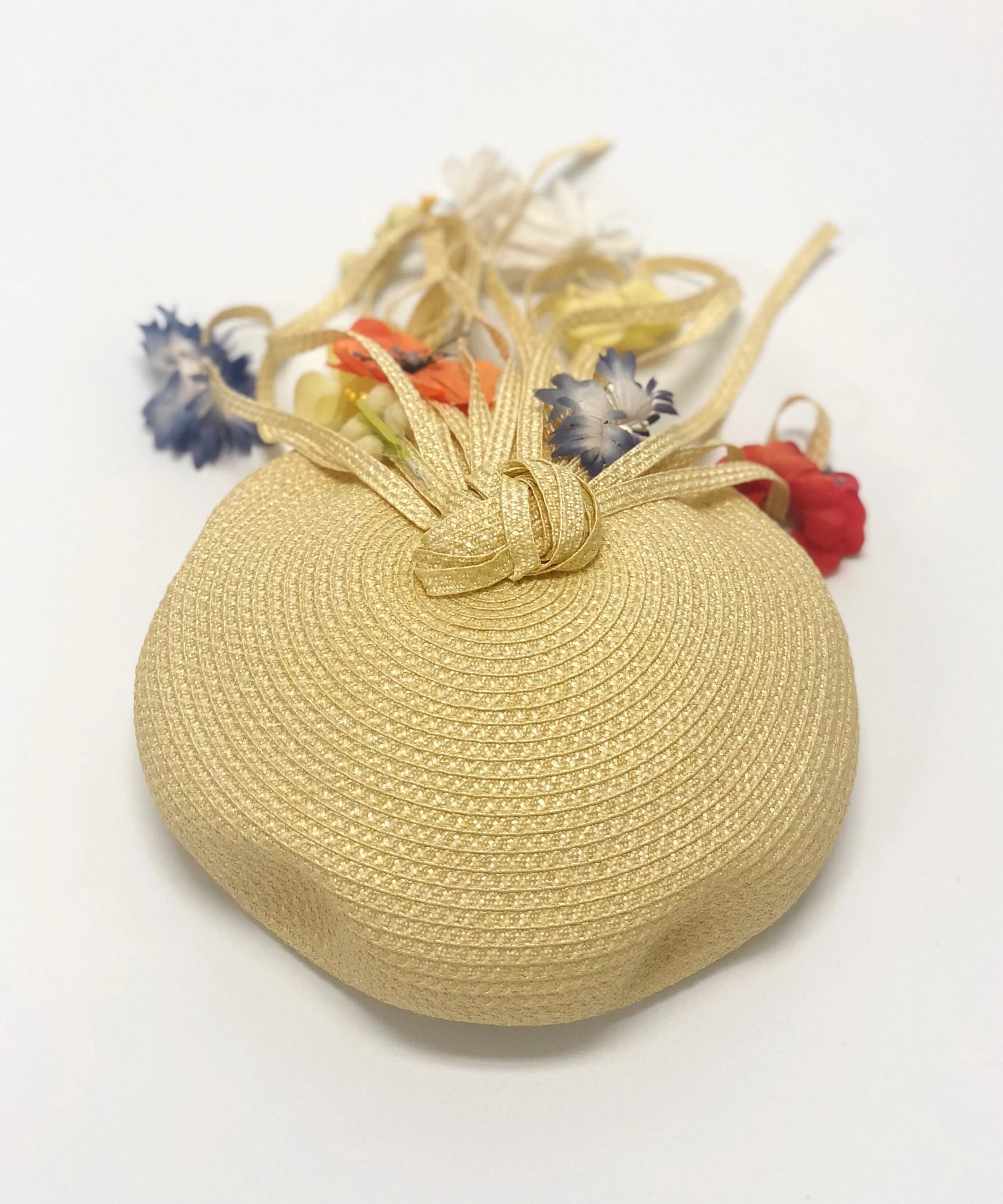 Yves Saint Laurent Vintage Floral Beret
