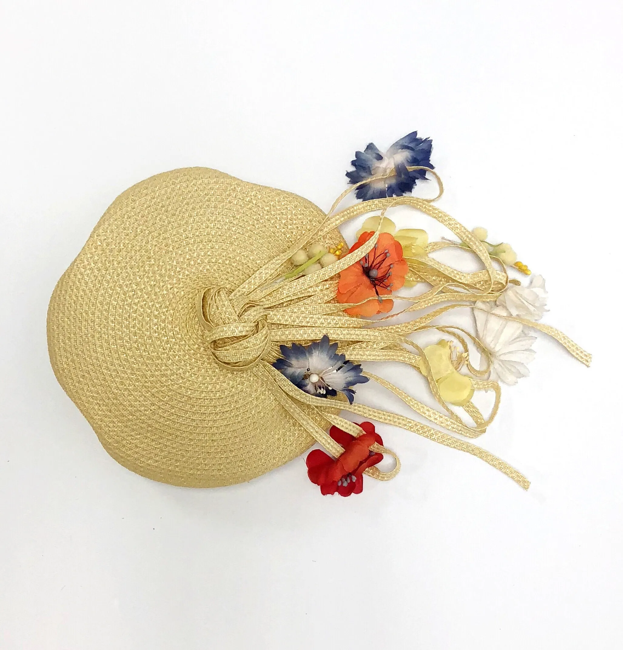 Yves Saint Laurent Vintage Floral Beret